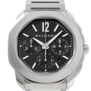 ブルガリ - オクト ローマ | BVLGARI | 103471(OC42SCH) | SS 黒文字盤 自動巻き ブレスレット | 中古