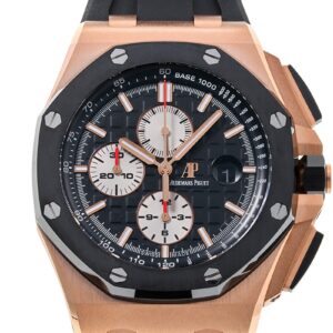 オーデマピゲ - ロイヤルオーク オフショア クロノグラフ | AUDEMARS PIGUET | 26401RO.OO.A002CA.01 | PG 黒/シルバー文字盤 自動巻き ラバー | 中古
