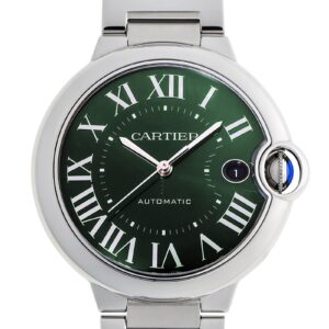 カルティエ - バロンブルー ドゥ カルティエ | CARTIER | WSBB0071 | SS グリーン文字盤 自動巻き ブレスレット | 中古