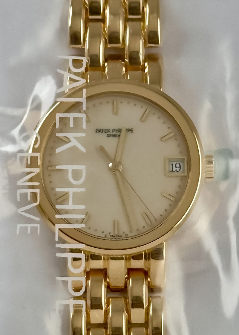 パテックフィリップ - カラトラバ | PATEK PHILIPPE | 5012/3J-001 | YG アイボリー文字盤 自動巻き ブレスレット | レストア
