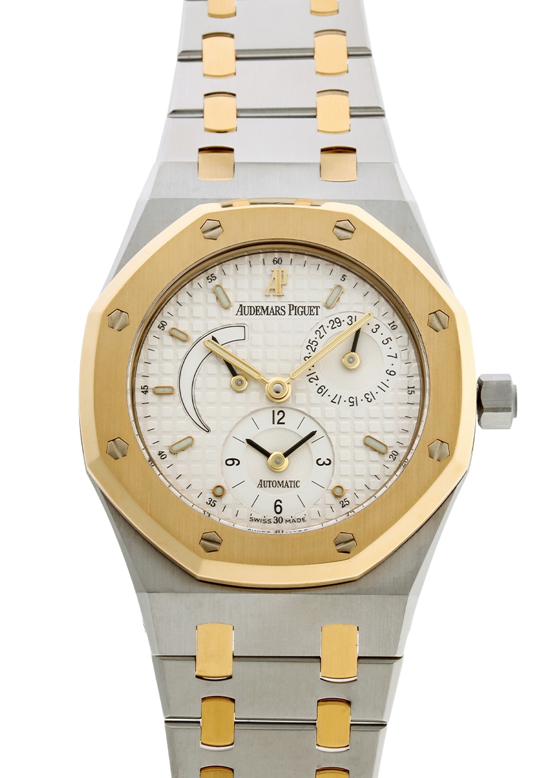 オーデマピゲ - ロイヤルオーク デュアルタイム | AUDEMARS PIGUET | 25730SA.O.0789SA.05 | YG&SS 白文字盤 自動巻き ブレスレット | 中古