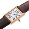 カルティエ - タンク ルイ カルティエ LM | CARTIER | WGTA0011 | PG シルバー文字盤 手巻き レザー | 中古