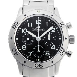 ブレゲ - アエロナバル | BREGUET | 3800ST/92/SW9 | SS 黒文字盤 自動巻き ブレスレット | 中古