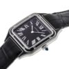 カルティエ - サントスデュモン LM | CARTIER | WSSA0046 | SS ブラック文字盤 手巻き レザー | 中古