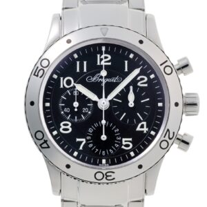 ブレゲ - アエロナバル | BREGUET | 3800ST/92/SW9 | SS 黒文字盤 自動巻き ブレスレット | 中古