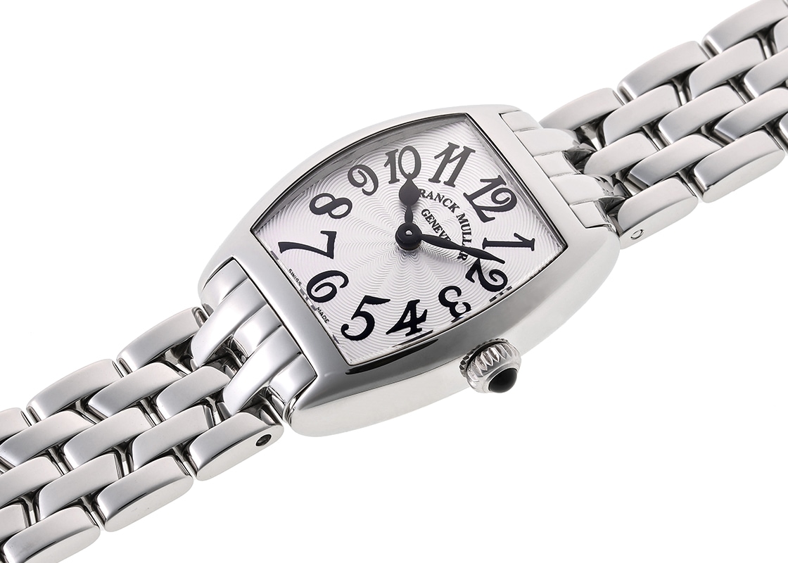 フランクミュラー - トノーカーベックス インターミディエ | FRANCK MULLER | 2252QZ | SSシルバー文字盤 クオーツ ブレスレット | 中古