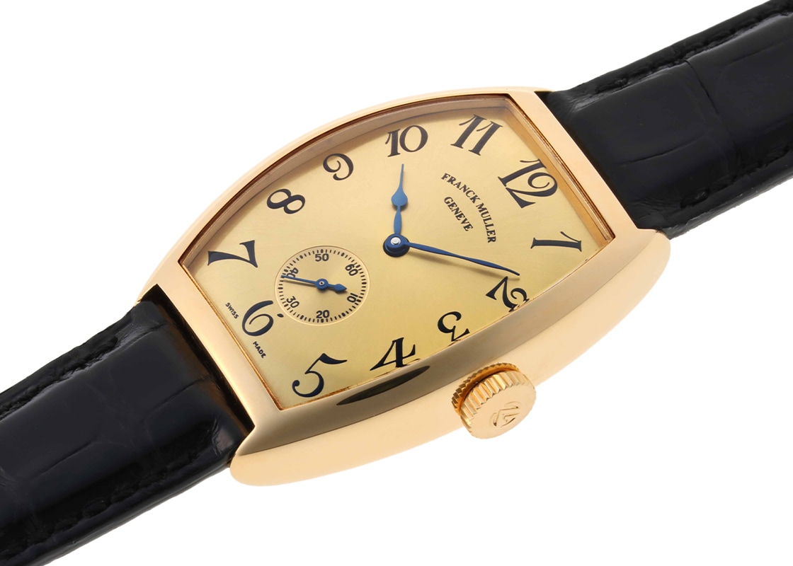 フランクミュラー - トノウカーベックス | FRANCK MULLER | 5850S6 | YG シャンパン文字盤 自動巻き レザー | 委託品 | 中古