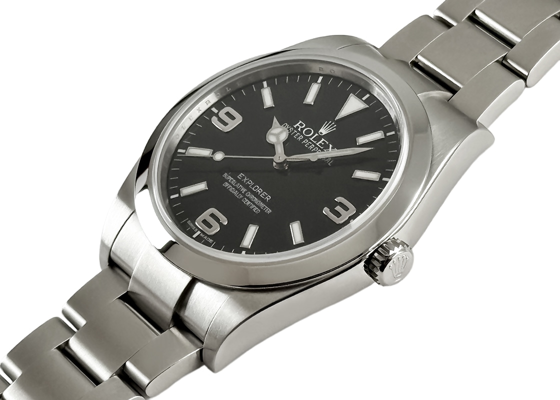 ロレックス - オイスターパーペチュアル エクスプローラーI | ROLEX | 214270 | SS 黒文字盤 自動巻き ブレスレット | 中古
