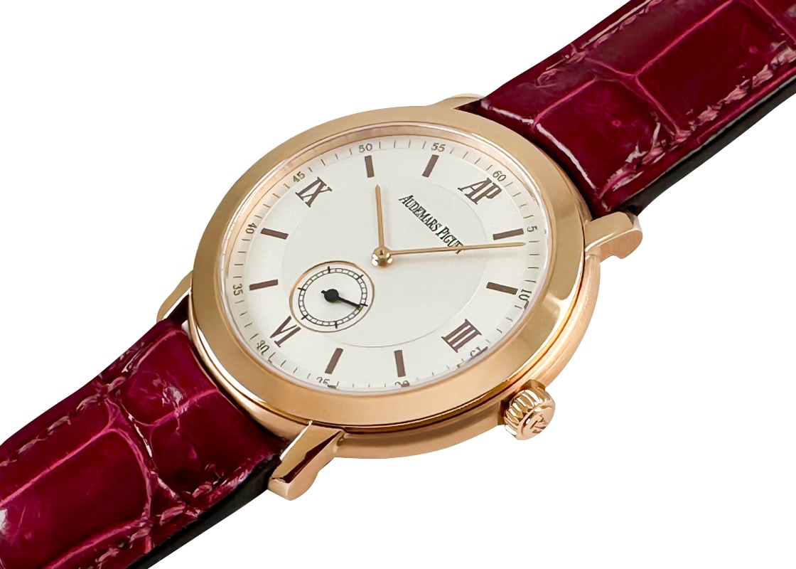 オーデマピゲ - ジュールオーデマ | AUDEMARS PIGUET | 15056OR.OO.A067CR.01 | PG シルバー文字盤 手巻き レザー | 中古