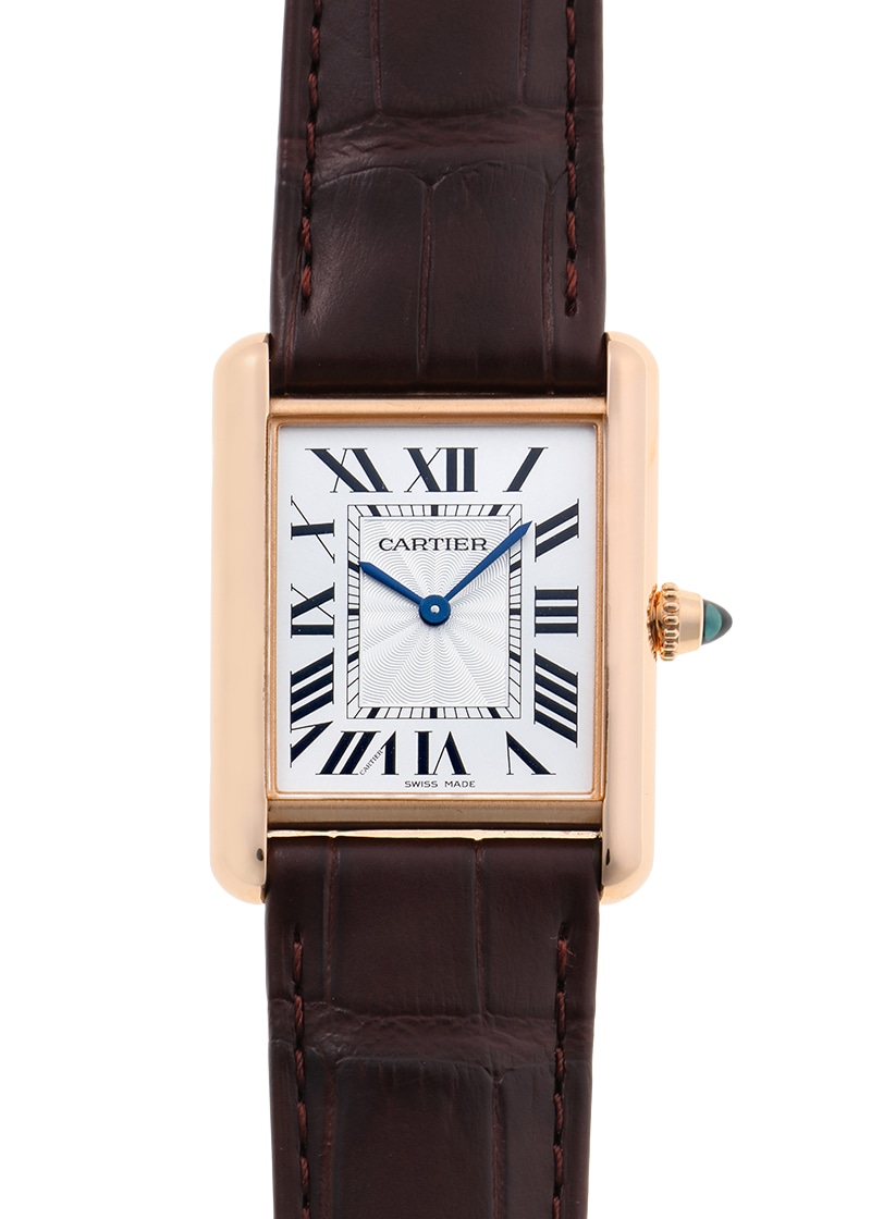 カルティエ - タンク ルイ カルティエ LM | CARTIER | WGTA0011 | PG シルバー文字盤 手巻き レザー | 中古