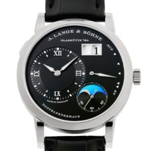 A.ランゲ&ゾーネ - ランゲ1 ムーンフェイズ | A.LANGE & SOHNE | 192.029(LSLS1923AG) | WG 黒文字盤 手巻き レザー | 中古