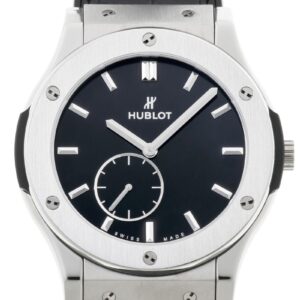 ウブロ - クラシックフュージョン ウルトラスリム | HUBLOT | 515.NX.1270.LR | TI 黒文字盤 手巻き ラバーアリゲーター | 中古