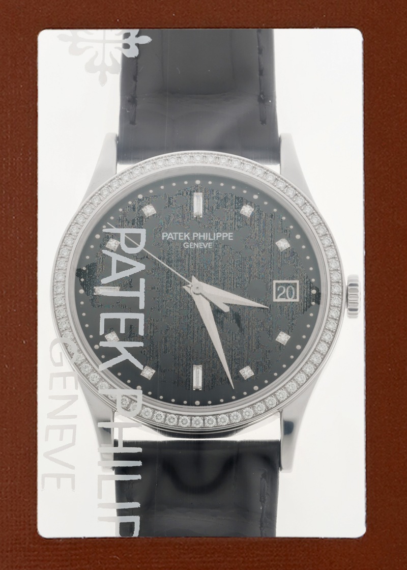 パテックフィリップ - カラトラバ ベゼルダイヤ Cal.324 S C | PATEK PHILIPPE | 5297G-001 | WG 黒文字盤 自動巻き レザー | レストア