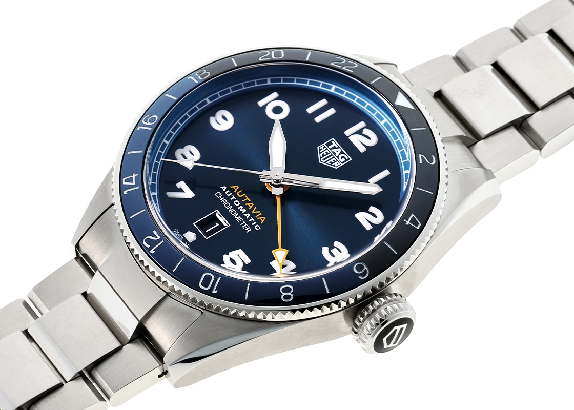 タグホイヤー - オータヴィア 60周年アニバーサリー GMT | TAG HEUER | WBE511A.BA0650 | SS ブルー文字盤 自動巻き ブレスレット | 未使用品