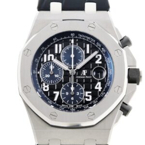 オーデマピゲ - ロイヤルオーク オフショア クロノグラフ | AUDEMARS PIGUET | 26470ST.OO.A028CR.01 | SS 黒文字盤 自動巻き レザー | 中古