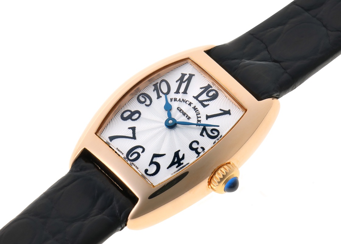 フランクミュラー - トノウカーベックス プティ | FRANCK MULLER | 2500QZ | RG シルバー文字盤 クォーツ レザー | 中古