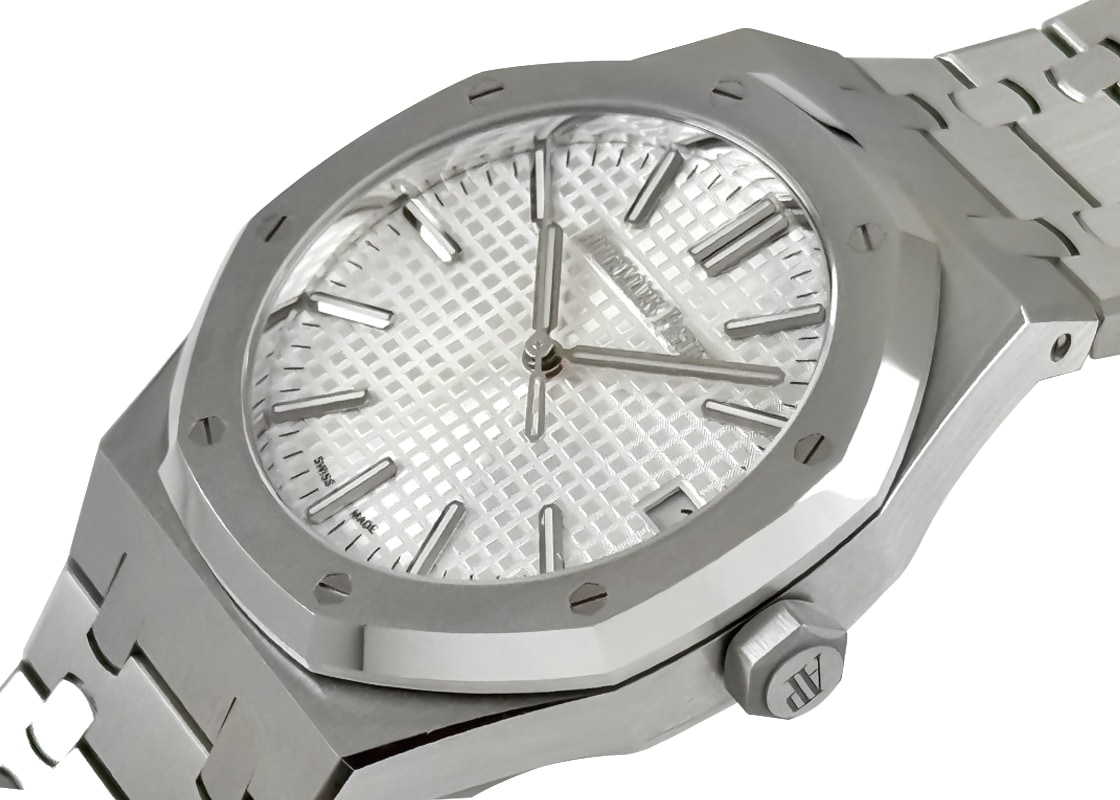 オーデマピゲ - ロイヤルオーク | AUDEMARS PIGUET | 15510ST.OO.1320ST.08 | SS シルバー文字盤 自動巻き ブレスレット| 委託品 | 中古