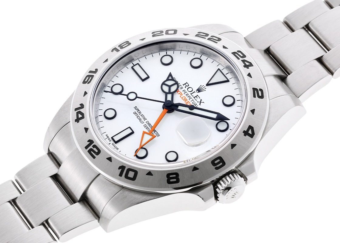 ロレックス - オイスター パーペチュアル エクスプローラー II | ROLEX | 216570 | SS 白文字盤 自動巻き ブレスレット | 中古