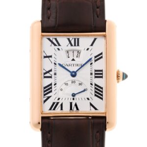 カルティエ - タンク ルイ カルティエ XL マニュアルデイト | CARTIER | W1560003 | PG シルバー文字盤 手巻き レザー | 中古