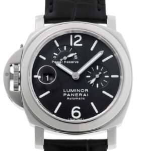 オフィチーネパネライ - ルミノール パワーリザーブ レフトハンド | OFFICINE PANERAI | PAM00123 | SS 黒文字盤 自動巻き レザー | 中古