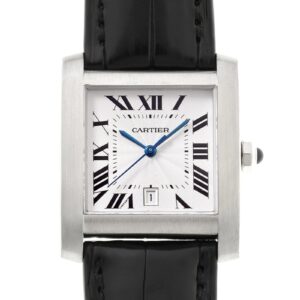 カルティエ - タンクフランセーズ XXL | CARTIER | W5101755 | SS シルバー文字盤 自動巻き レザー | 中古