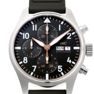 IWC - パイロットウォッチ クロノグラフ APXGP | INTERNATIONAL WATCH COMPANY | IW388116 | SS 黒文字盤 自動巻き ラバー | 委託品 | 未使用品