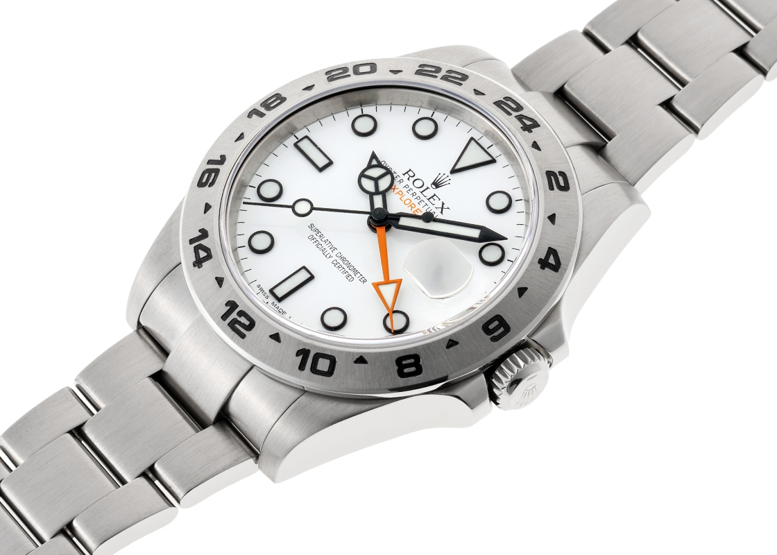 ロレックス - オイスター パーペチュアル エクスプローラー II | ROLEX | 216570 | SS 白文字盤 自動巻き ブレスレット | 中古