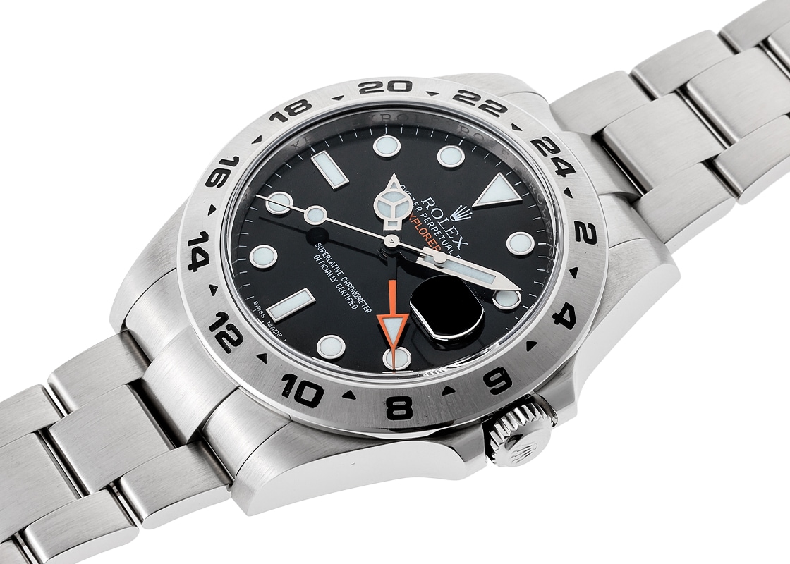 ロレックス - オイスター パーペチュアル エクスプローラー II | ROLEX | 216570 | SS 黒文字盤 自動巻き ブレスレット | 中古