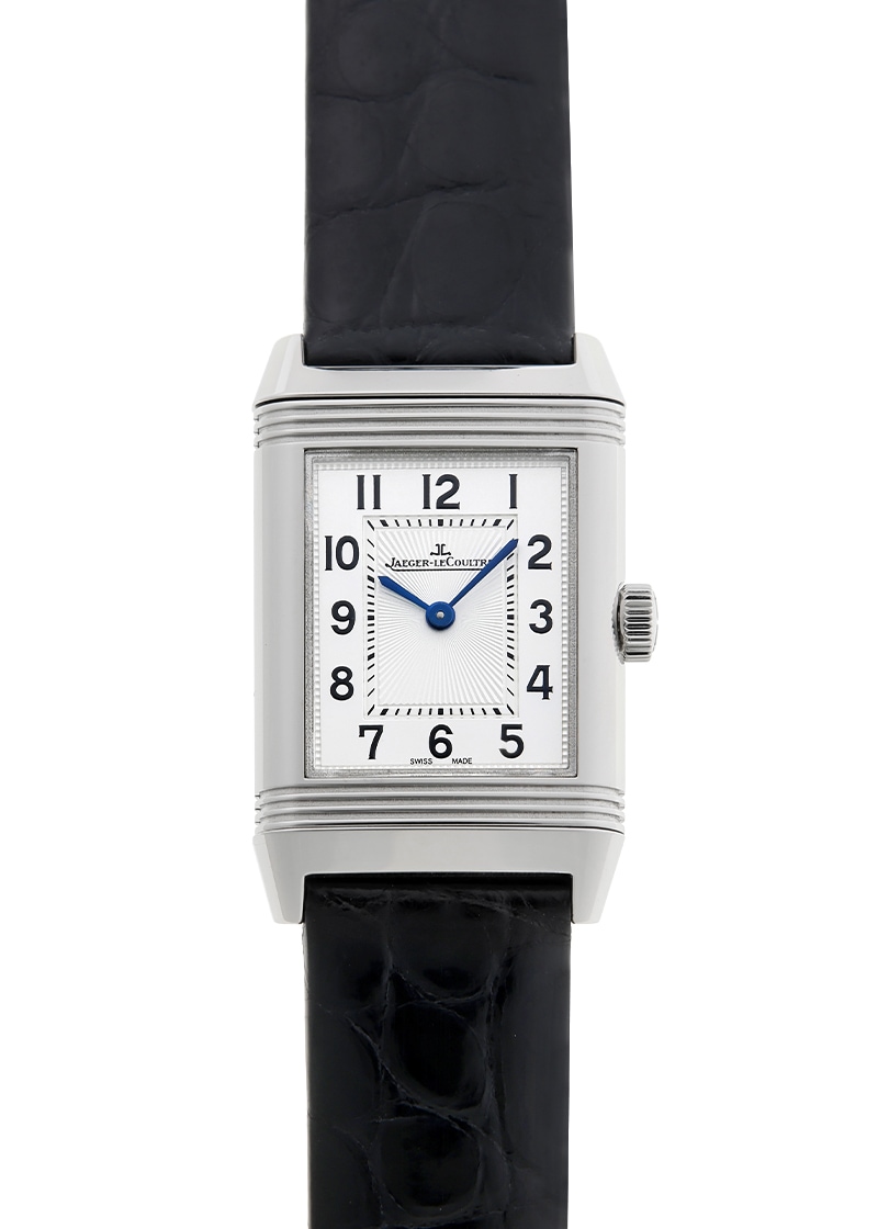 ジャガールクルト - レベルソ クラシック スモール | JAEGER LECOULTRE | Q2618430(211.8.47) | SS シルバー文字盤 クォーツ レザー | 中古