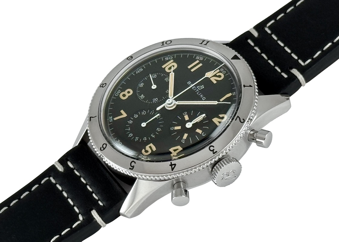 ブライトリング - アヴィ REF.765 1953 リ・エディション | BREITLING | AB0920131B1X1 | SS 黒文字盤 手巻き レザー | 中古