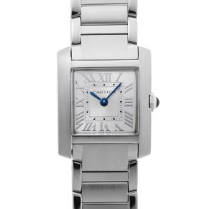 カルティエ - タンクフランセーズ SM | CARTIER | WSTA0065 | SS シルバー文字盤 クォーツ ブレスレット | 中古