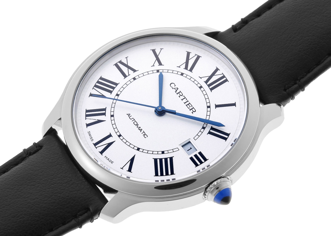 カルティエ - ロンド マスト ドゥ カルティエ | CARTIER | WSRN0032 | SS シルバー文字盤 自動巻き レザー | 未使用品