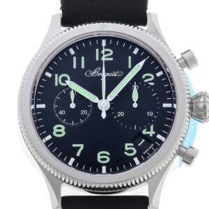 ブレゲ - タイプ20 クロノグラフ | BREGUET | 2057ST/92/3WU | SS 黒文字盤 自動巻き レザー | 未使用品