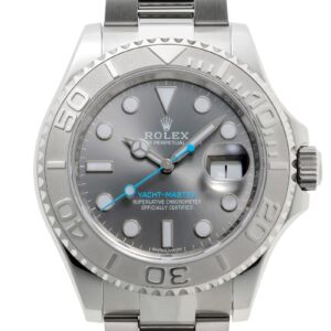 ロレックス - オイスターパーペチュアル ヨットマスター | ROLEX | 116622 | PT&TI グレー文字盤 自動巻き ブレスレット | 中古