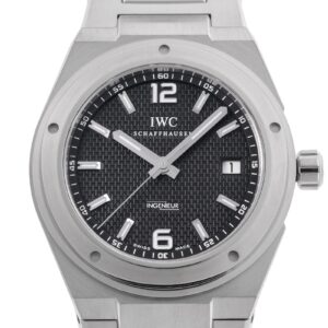 IWC - インヂュニア | INTERNATIONAL WATCH COMPANY | IW322701 | SS 黒文字盤 自動巻き ブレスレット | 中古