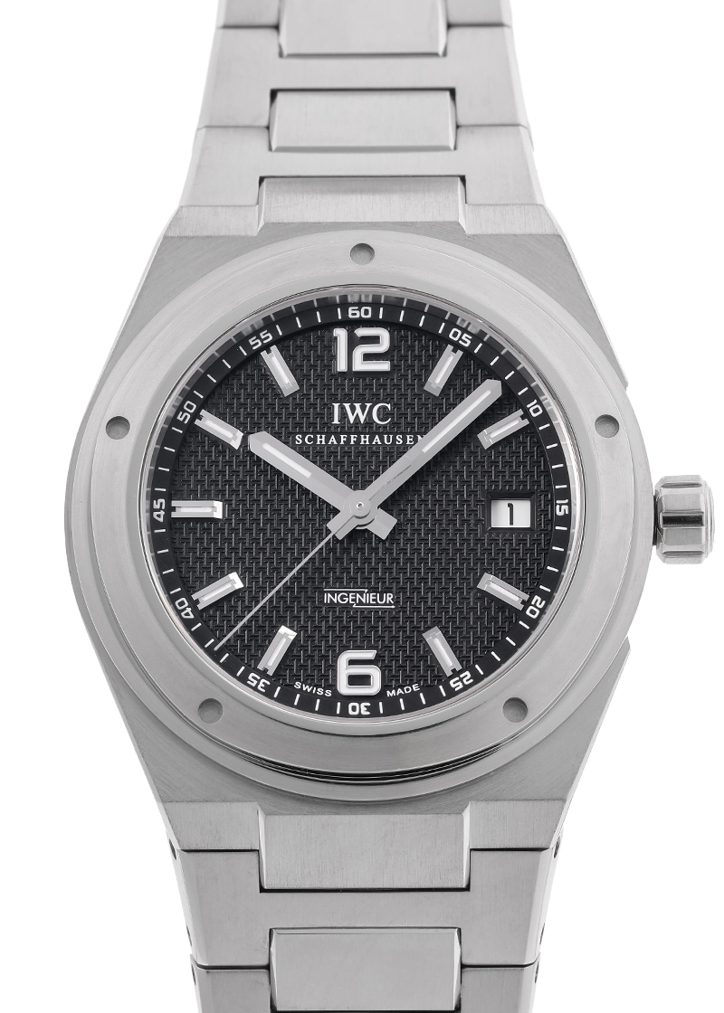 IWC - インヂュニア | INTERNATIONAL WATCH COMPANY | IW322701 | SS 黒文字盤 自動巻き ブレスレット | 中古