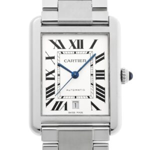 カルティエ - タンクソロ XL | CARTIER | W5200028 | SS シルバー文字盤 自動巻き ブレスレット | 中古