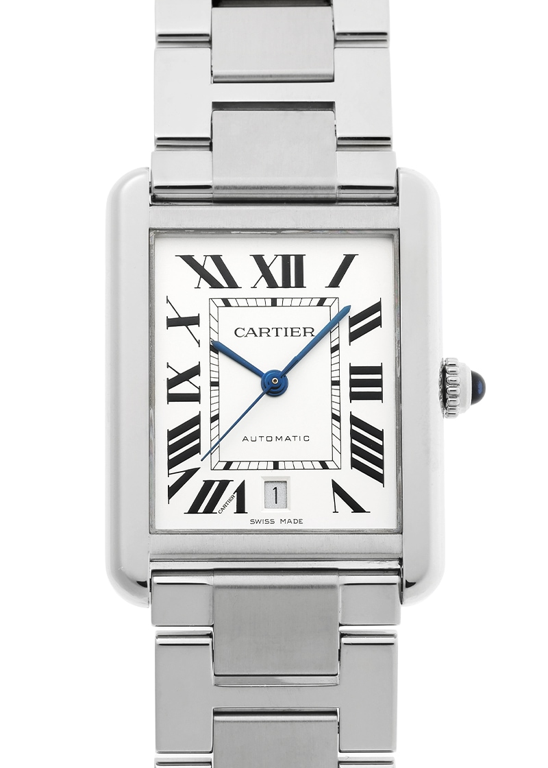 カルティエ - タンクソロ XL | CARTIER | W5200028 | SS シルバー文字盤 自動巻き ブレスレット | 中古