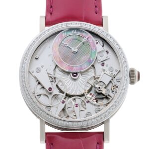 ブレゲ - トラディション ベゼルダイヤ | BREGUET | 7038BB/1T/9V6/D00D | WG ブラックシェル文字盤 自動巻き レザー | 中古