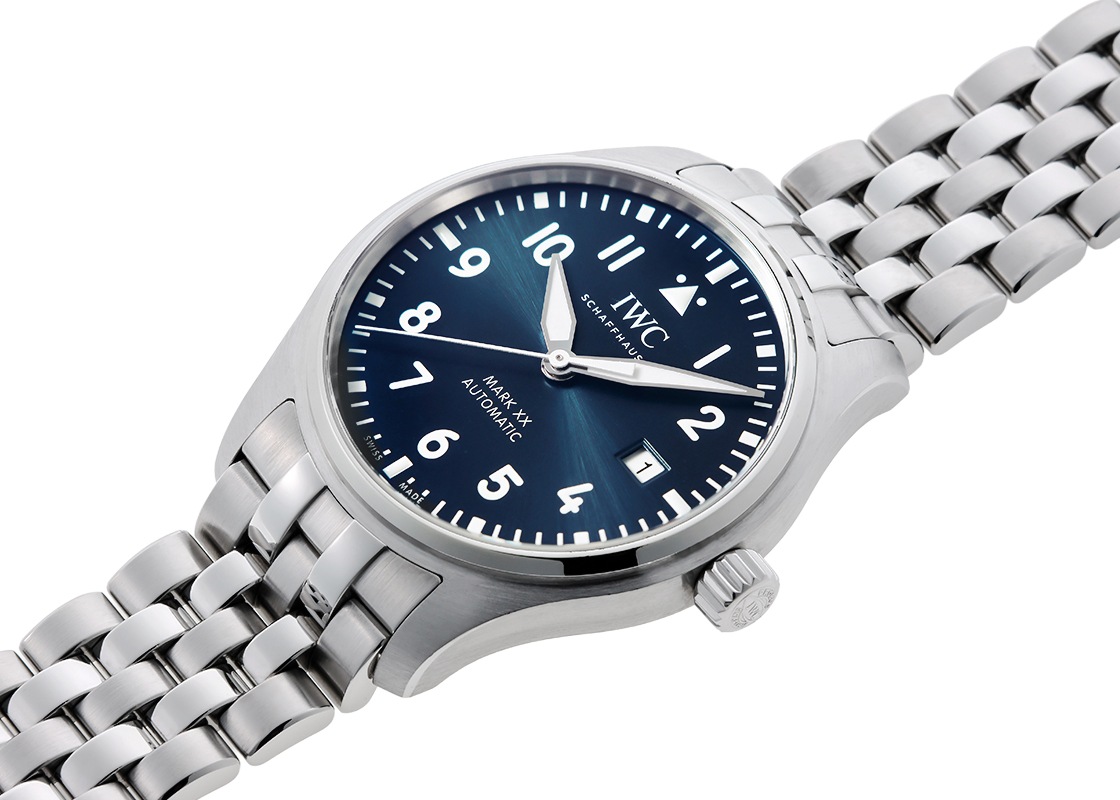 IWC - パイロットウォッチ マークXX(マーク20) | INTERNATIONAL WATCH COMPANY | IW328204 | SS ブルー文字盤 自動巻き ブレスレット | 中古