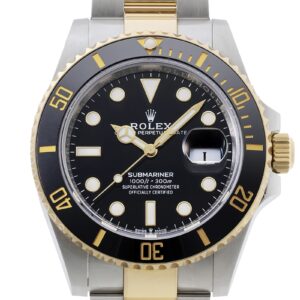 ロレックス - オイスター パーペチュアル サブマリーナー デイト | ROLEX | 126613LN | YG&SS 黒文字盤 自動巻き ブレスレット | 中古