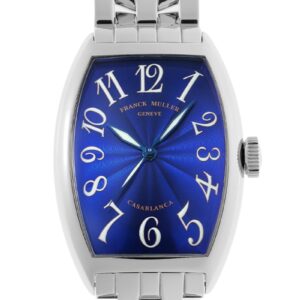 フランクミュラー - カサブランカ ”Le-Ciel-Bleu” | FRANCK MULLER | 5850CASA | SS ブルー文字盤 自動巻き ブレスレット | 委託品 | 中古