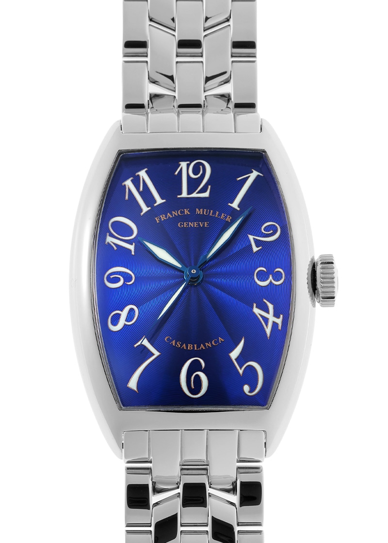 フランクミュラー - カサブランカ ”Le-Ciel-Bleu” | FRANCK MULLER | 5850CASA | SS ブルー文字盤 自動巻き ブレスレット | 委託品 | 中古