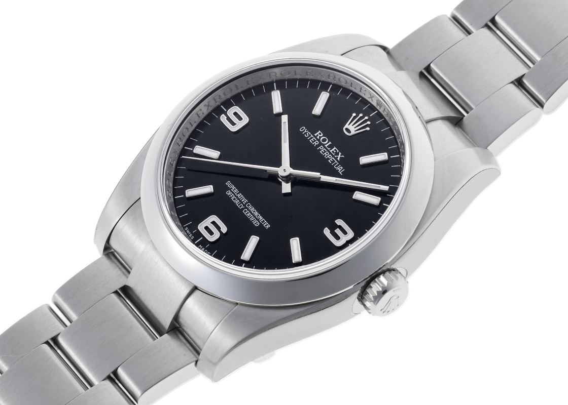 ロレックス - オイスター パーペチュアル 日本限定【シール付き デッドストック】 | ROLEX | 116000 | SS 黒文字盤 自動巻き ブレスレット | 委託品 | 未使用品
