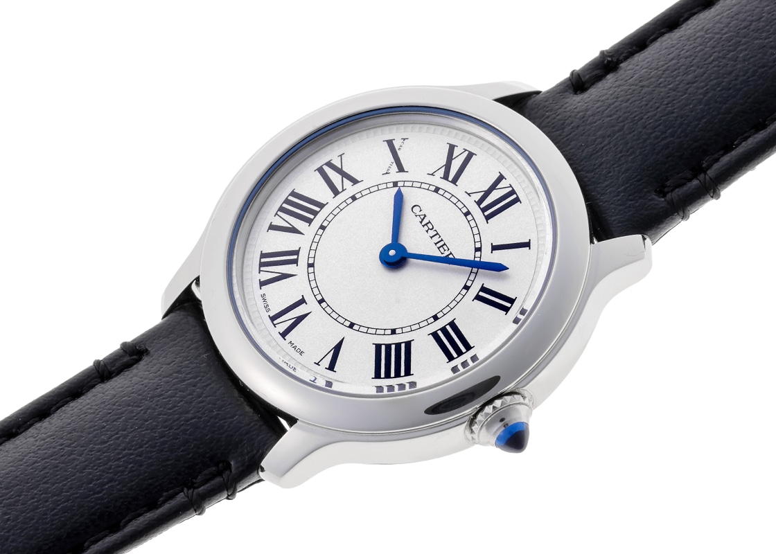 カルティエ - ロンド マスト ドゥ カルティエ | CARTIER | WSRN0030 | SS シルバー文字盤 クォーツ レザー