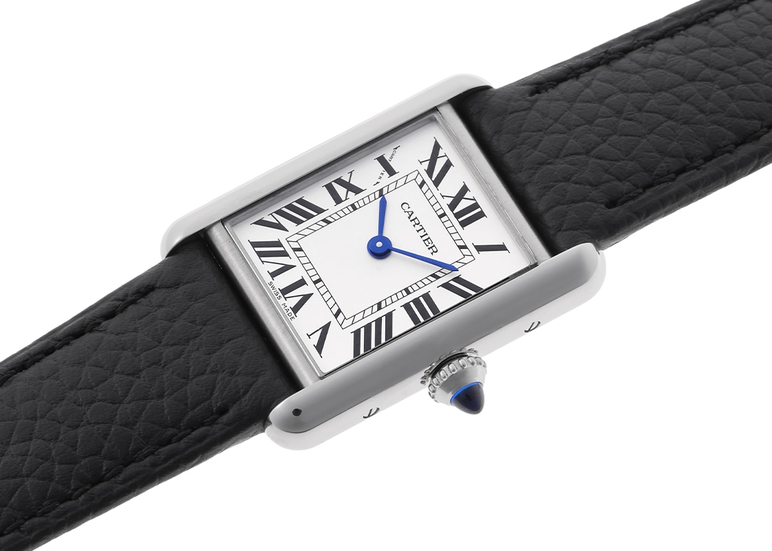 カルティエ - タンクマスト SM | CARTIER | WSTA0135 | SS シルバー文字盤 クォーツ レザー
