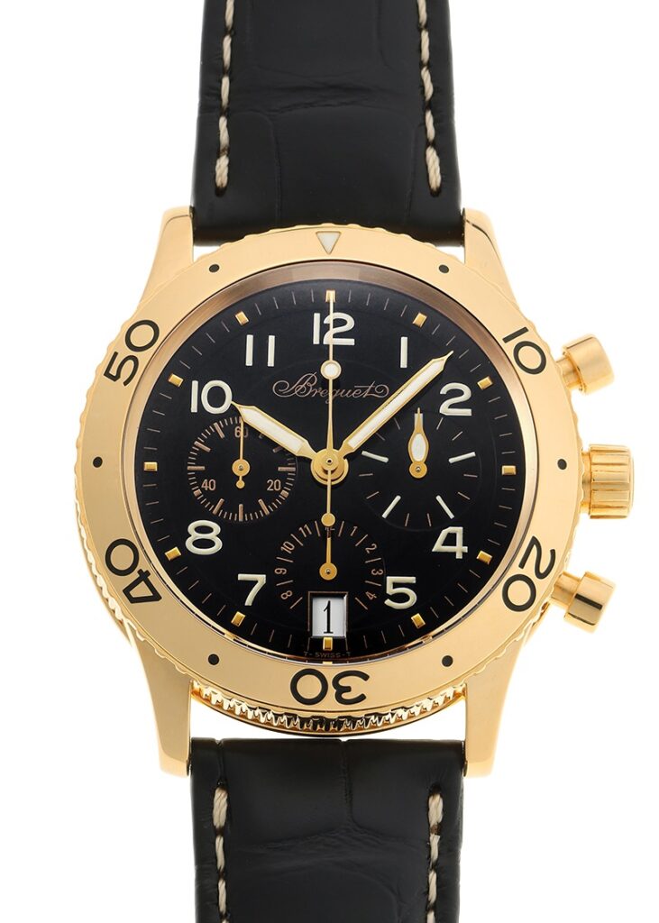 ブレゲ - トランスアトランティック | BREGUET | 3820BA/N2/9W6 | YG 黒文字盤 自動巻き レザー | 中古