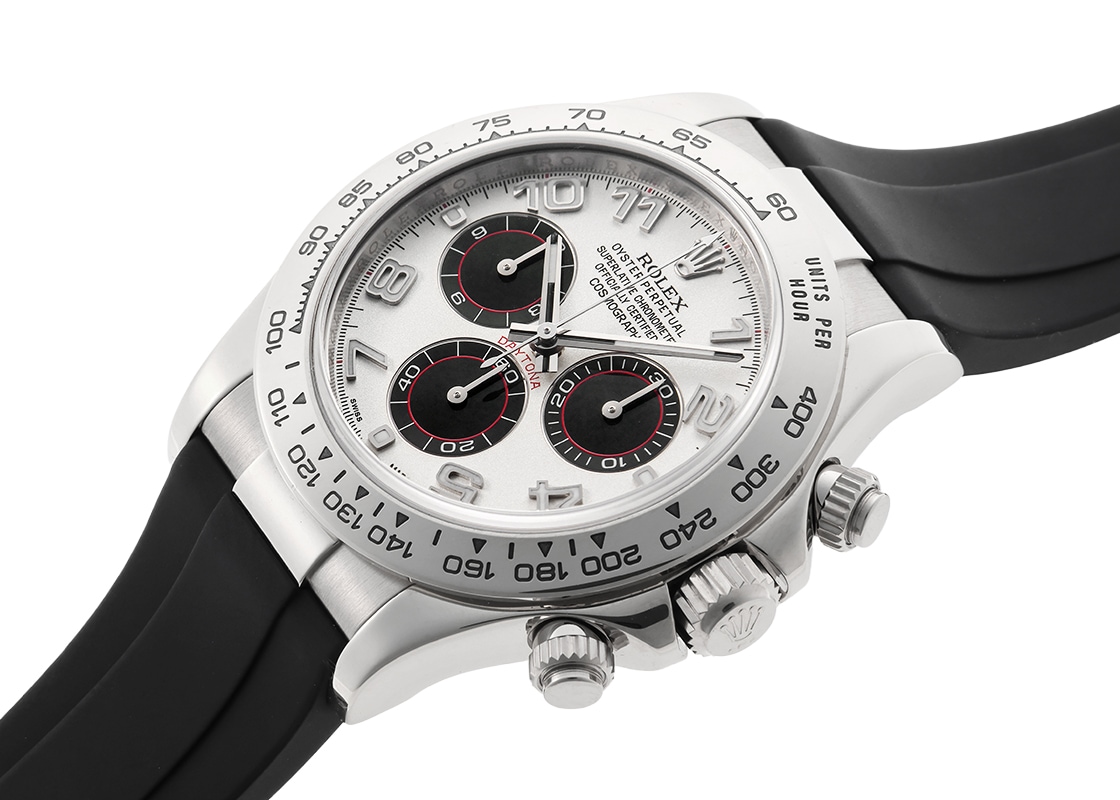 ロレックス - オイスター パーペチュアル コスモグラフ デイトナ【ブラックシェル文字盤付】 | ROLEX | 116519NR | WG ホワイト/ブラック文字盤 自動巻き ラバー | 中古