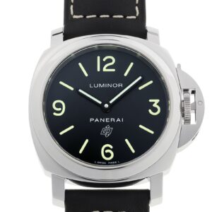 オフィチーネパネライ - ルミノール ベース ロゴ アッチャイオ | OFFICINE PANERAI | PAM01000 | SS 黒文字盤 手巻き レザー | 中古