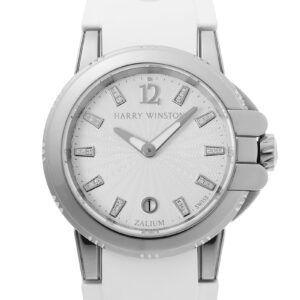 ハリーウィンストン - オーシャン スポーツ | HARRY WINSTON | OCSQHD36ZZ001 | ザリウム シルバー文字盤 クォーツ ラバー | 中古